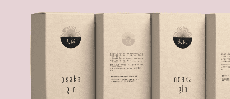 Osaka Gin branding 3