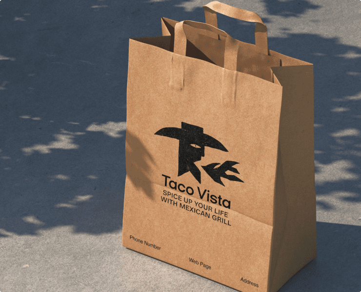 Taco Vista logo mark
