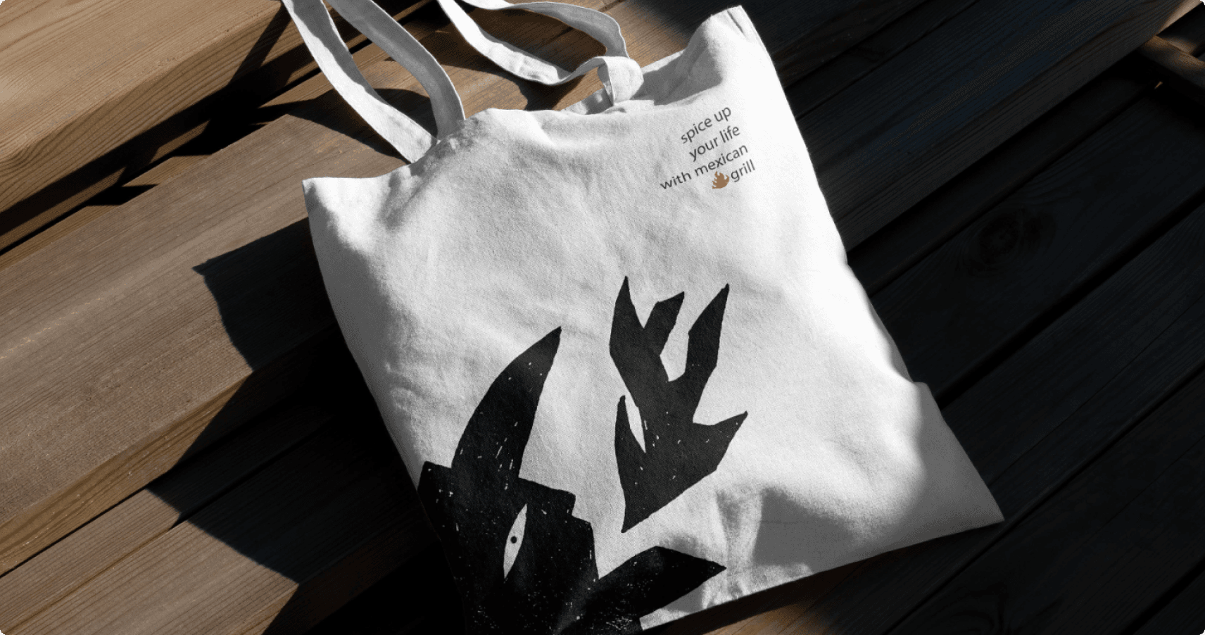 Taco Vista tote bag